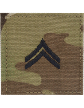 US Army Corporal E-4 rank insignia with Velcro backing - Saunders Military Insignia