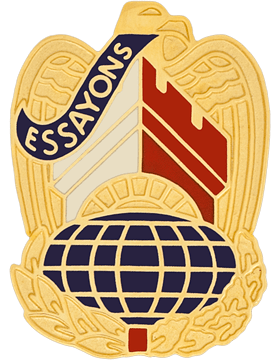 US Army Corps Of Engineers Command Unit Crest Right Facing - Saunders Military Insignia