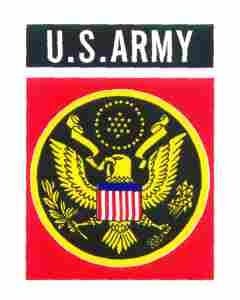 US Army Decal or vinyl adhesive - Saunders Military Insignia
