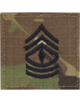 US Army First Sergeant E-8 Multicam rank insignia