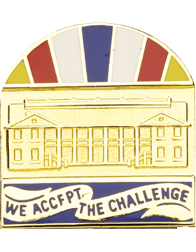 US Army Florida National Guard Unit Crest with We Accept the Challenge Motto