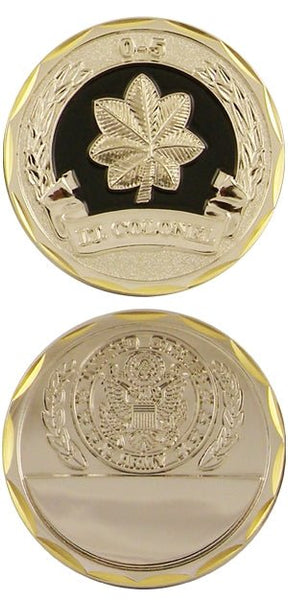 US Army Lieutenant Colonel challenge coin