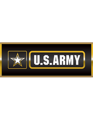 US Army Logo bumper sticker - Saunders Military Insignia