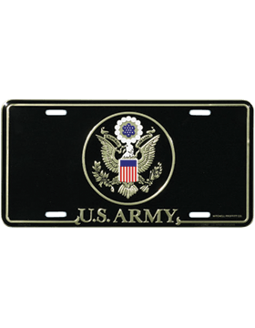 US Army Logo license plate - Saunders Military Insignia