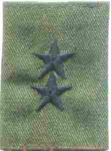 US Army Major General gortex rank insignia