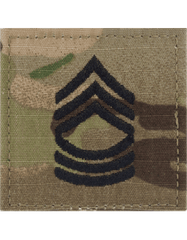 US Army Master Sergeant E-8 Multicam rank insignia - Saunders Military Insignia