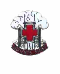 US Army McAfee Hospital Unit Crest - Saunders Military Insignia
