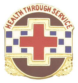 US Army Medical Department Fort Hunter Stewart Unit Crest - Saunders Military Insignia