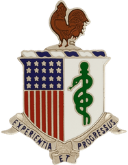 US Army Medical Department Regimental Unit Crest New Design - Saunders Military Insignia