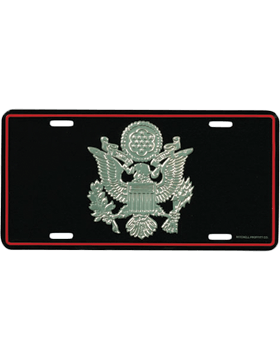 US Army Officer Rank License Plate