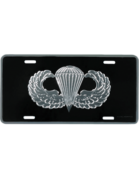US Army Parachute Wing License Plate - Saunders Military Insignia