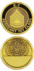 US Army Sergeant First Class E-7 challenge coin - Saunders Military Insignia