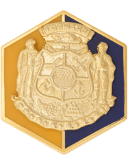 US ARMY Wisconsin State Headquarters National Guard Unit Crest - Saunders Military Insignia