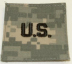 US Letters on ACU Army ACU Rank with Velcro - Saunders Military Insignia