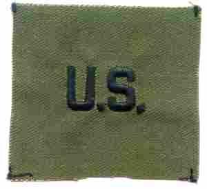 US Letters subued, Army Branch of Service insignia