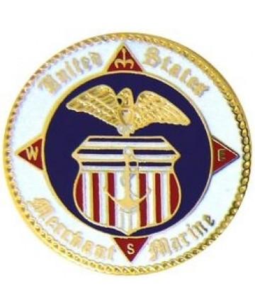 US Merchant Marine Logo hat pin