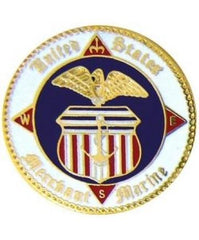 US Merchant Marine Logo hat pin - Saunders Military Insignia