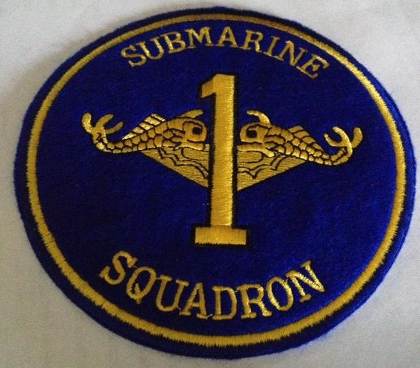US Navy 1st Submarine Squadron cloth patch