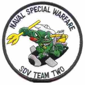 US Navy Naval Special Warfare SDV Team 2 (NSW) - Saunders Military Insignia