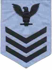 US Navy Petty Officer First Class Rating (PO1)