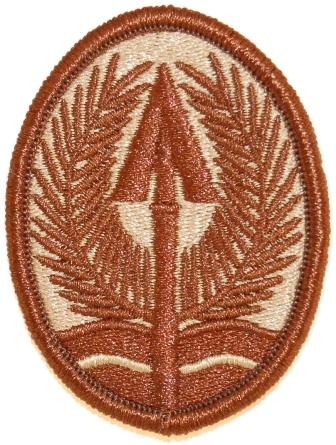 USA Element Corsp Iraq Desert Cloth Patch - Saunders Military Insignia