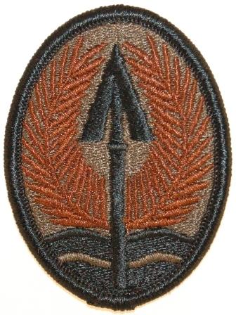 USA Element Corsp Iraq Subdued Cloth Patch - Saunders Military Insignia