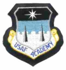 USAF Academy Patch On Leather - Saunders Military Insignia