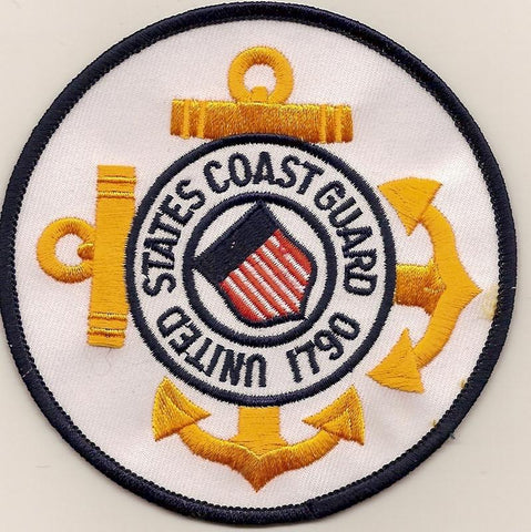 USCG Jacket Patch Patch, 4 inches - Saunders Military Insignia