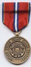 Coast Guard Resv Good Conduct Full Size Medal