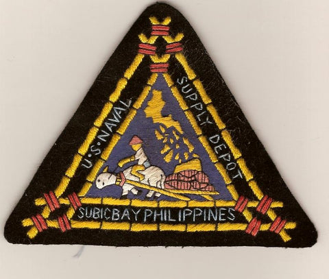 USN Supply Depot Subic bay Philippines Patch - Saunders Military Insignia