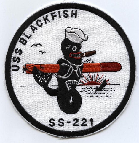 USS BLACKFISH US Navy Patch - Saunders Military Insignia
