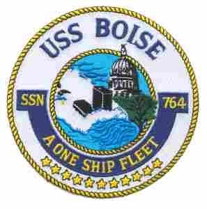 USS Boise US Navy Submarine Patch - Saunders Military Insignia