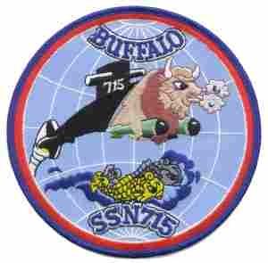 USS BUFFALO SSN715 Navy Patch - Saunders Military Insignia