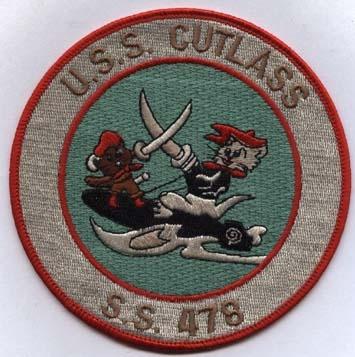 USS CUTLASS SS478 US Navy and Taiwanese Patch