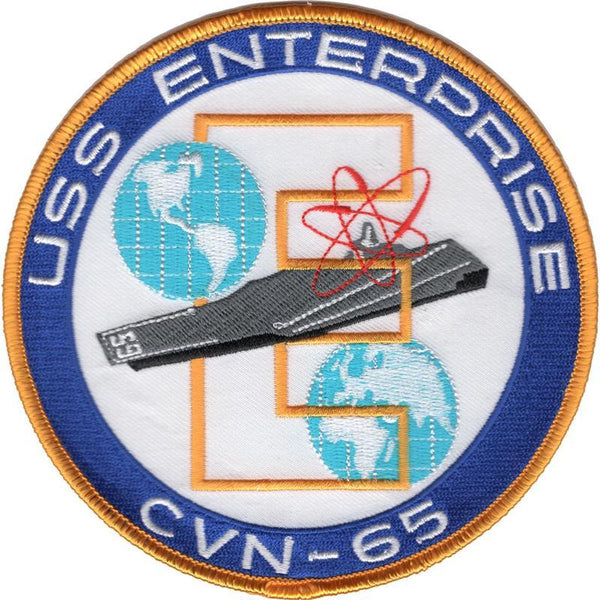 USS Enterprise CVN-65 Navy Air Craft Carrier Patch - Saunders Military ...