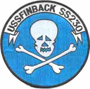 USS FINBACK 230 US Navy Submarine Patch - Saunders Military Insignia