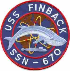 USS Finback SS 230 Navy Submarine Patch