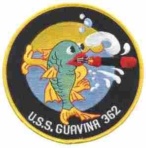 USS GUAVINA SS362 Navy Subamrine Patch