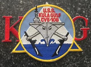 USS Kula Gulf CVE-108 Navy Escort Carrier Patch - Saunders Military Insignia