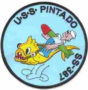 USS Pintado SS387 Navy Submarine Patch