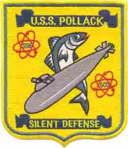 USS POLLACK SSN603 Navy Submarine Patch - Saunders Military Insignia