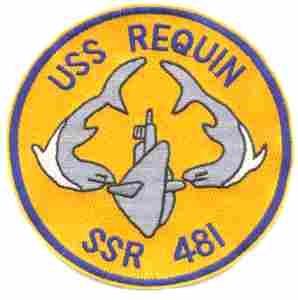 USS REQUIN SSR481 Navy Submarine Patch