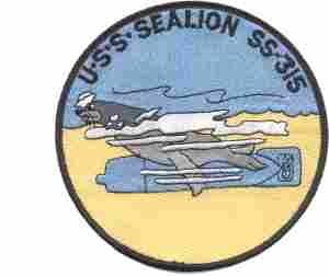 USS SEA LION (SS315) Navy Submarine Patch