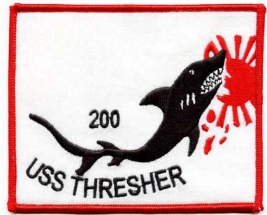 USS Thresher SS200 Navy Submarine Patch - Saunders Military Insignia