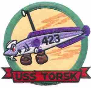 USS TORSK (SS423) Navy Submarine Patch
