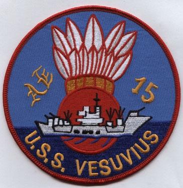 USS Vesuvius AE15 (Ship), Navy Submarine Patch - Saunders Military Insignia