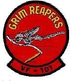 VF101 Grim Reapers Navy Fighter Squadron Patch