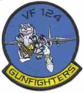 VF124 GUNFIGHTERS Navy Fighter Squadron Patch