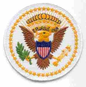 Vice President of United States Service, Patch, 4 inch - Saunders Military Insignia