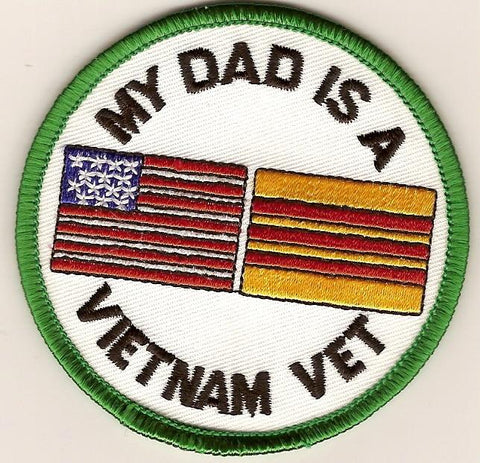 Vietnam Vet Custom made Cloth Patch - Saunders Military Insignia